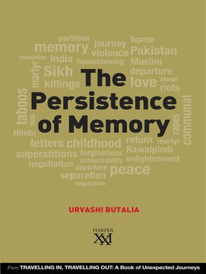 cover image of The Persistence of Memory